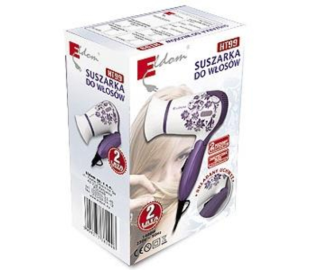 Eldom Suszarka do włosów HT99 1400W biało-fioletowa - 281596 - zdjęcie 6